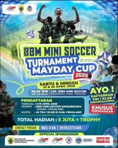 Turnamen Mini Soccer – May Day (Hari Buruh Internasional) 2026